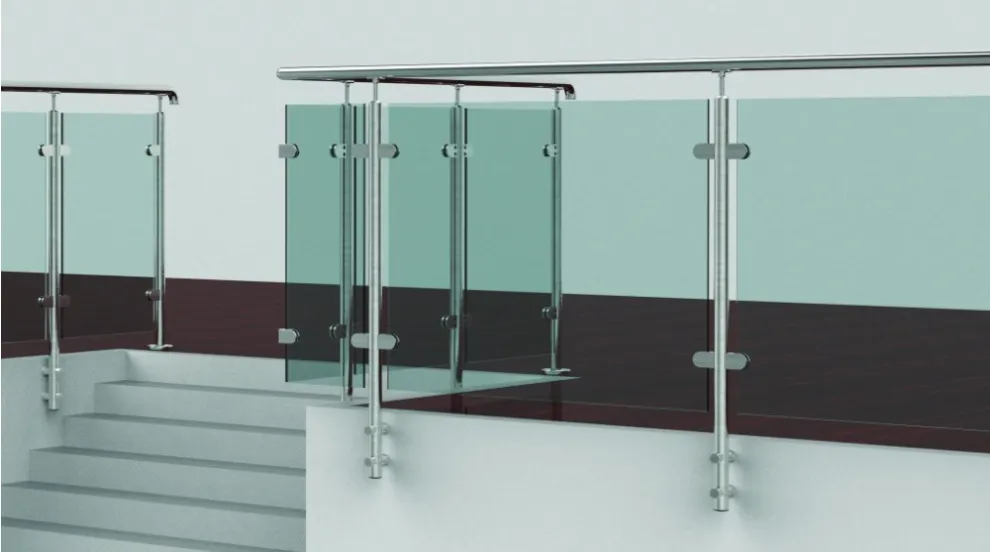 stainless steel side fixing post system


